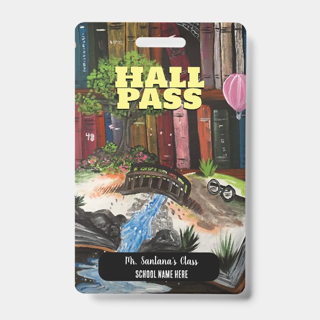 Badge de laissez-passer pour la salle d'expérience (Avant)