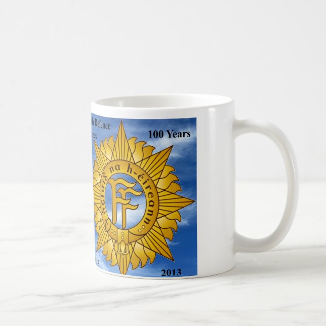 Badge de l'armée irlandaise pour la tasse classiqu (Droite)