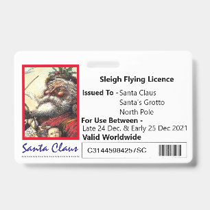 Badge de licence fantaisie pour enfants du traînea