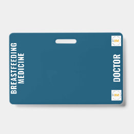Badge de médecine de l'allaitement et de la lactat