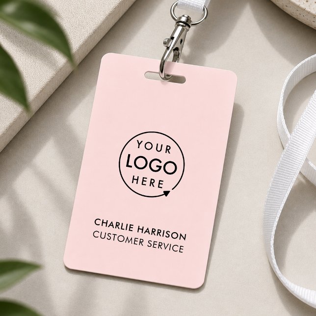 Badge de nom Carte | Badges d'identification perso (Custom lanyard pass for spa teams, makeup artists, creators, and client facing staff.)