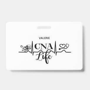 Badge de nom de la vie de CNA