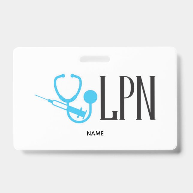Badge de nom de LPN (Avant)