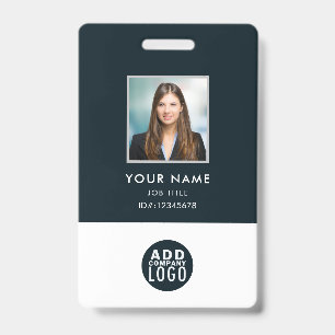 Badge de nom de photo d'employé personnalisé Code 