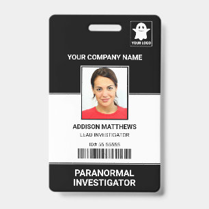Badge de nom de pièce d'identité de photo d'employ