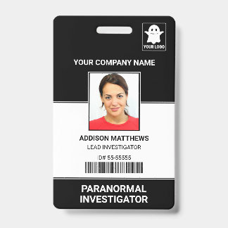 Badge de nom de pièce d'identité de photo d'employ