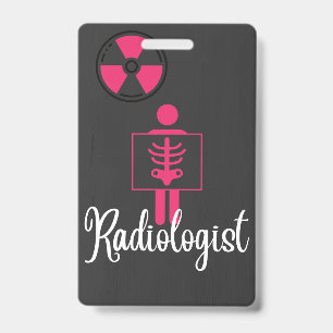 Badge de nom de radiologue
