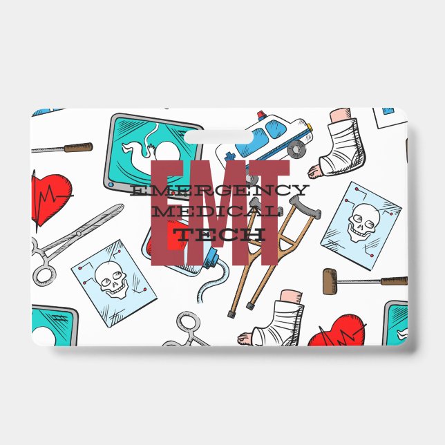 Badge de nom d'EMT (Avant)