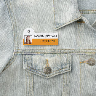 Badge de nom et carte de code QR personnalisé pour