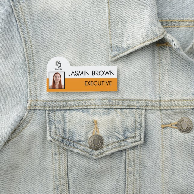 Badge de nom et carte de code QR personnalisé pour (En situation)