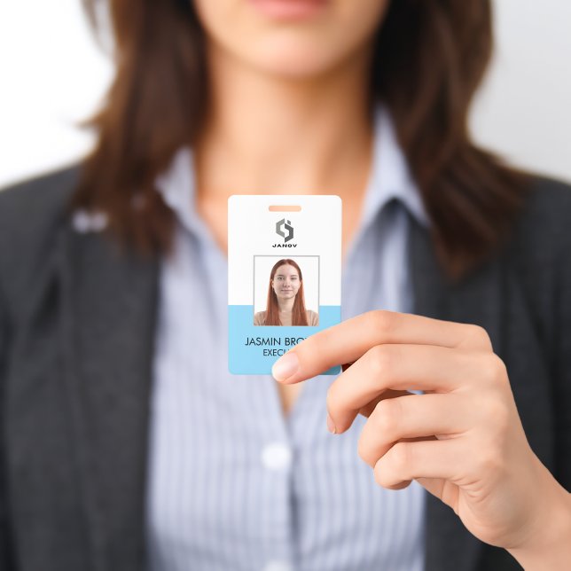 Badge de nom et carte de code QR personnalisé pour (Présenté)