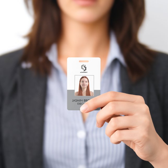 Badge de nom et carte de code QR personnalisé pour (Présenté)
