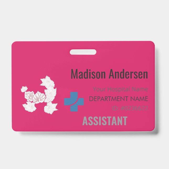 Badge de nom personnalisé - Holder.Reel.Pin.ID.Car (Face)