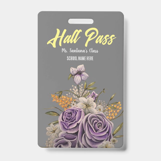 Badge de Pass du pavillon de beauté pourpre (Avant)