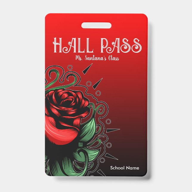 Badge de passage Amazing Rose Hall (Avant)