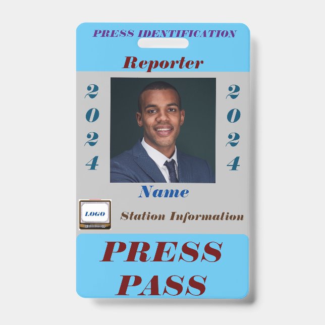 Badge de passe de presse (Avant)