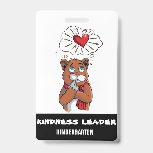 Badge de passeport de leader de gentillesse matern (Avant)