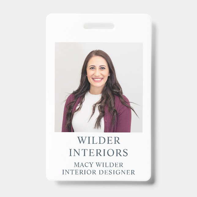 Badge de photo d'architecte d'intérieur (Avant)
