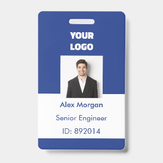 Badge de photo d'identité exécutif d'entreprise bl
