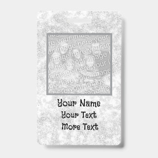 Badge de photo gris
