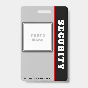BADGE DE SÉCURITÉ