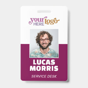Badge de sécurité personnalisé ID employé/événemen