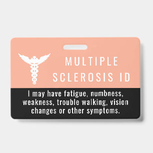 Badge de sensibilisation à la sclérose en plaques