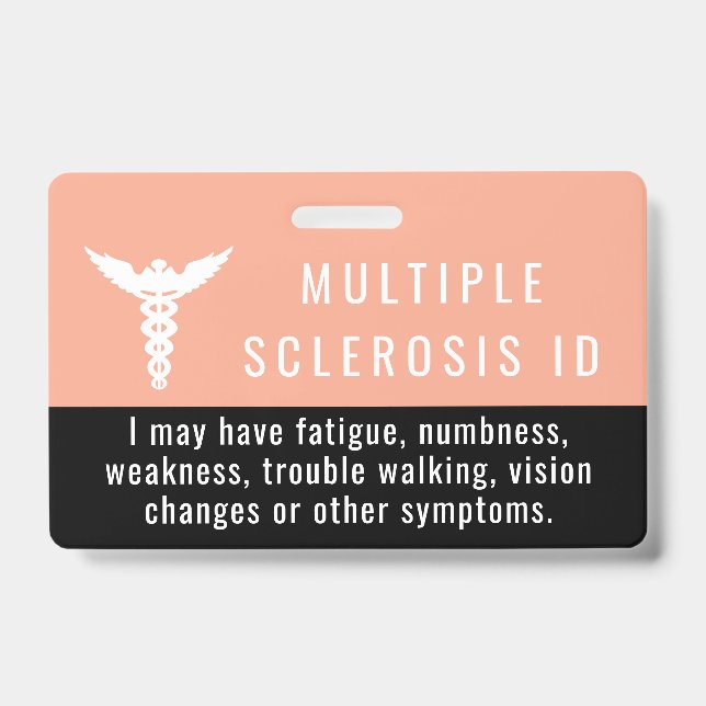 Badge de sensibilisation à la sclérose en plaques  (Avant)