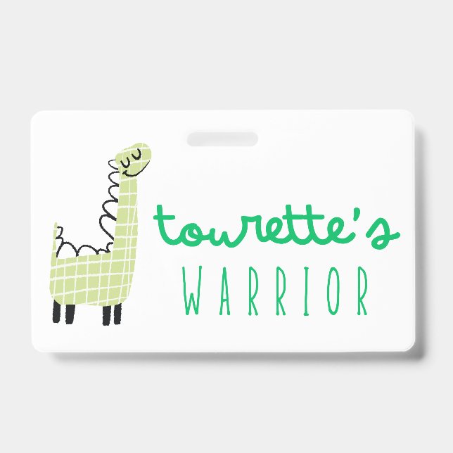 Badge de sensibilisation pour guerrier de la malad (Avant)