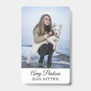 Badge de services de photographie pour gardien de