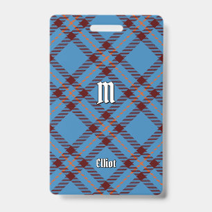 Badge de tartan ancien du clan Elliot