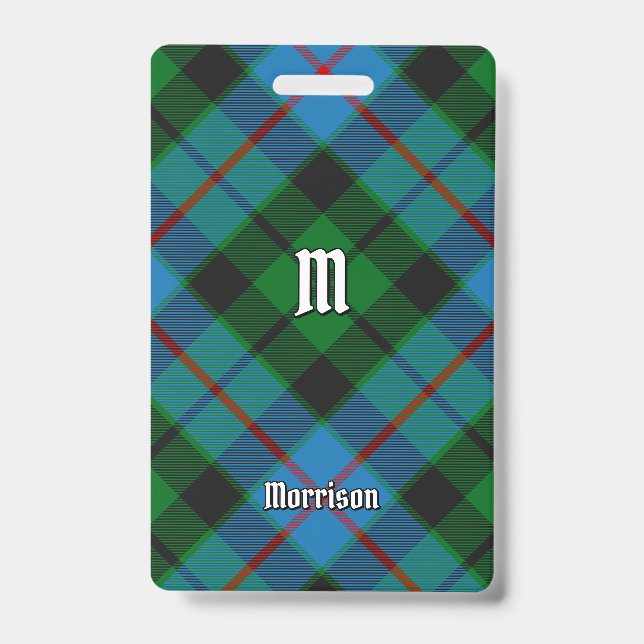 Badge de tartan de chasse Clan Morrison (Avant)