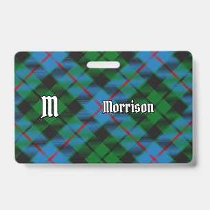 Badge de tartan de chasse Clan Morrison