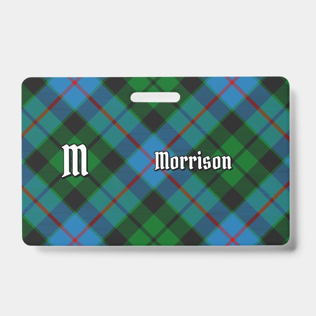 Badge de tartan de chasse Clan Morrison (Avant)