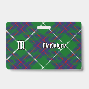 Badge de tartan de chasse du clan MacIntyre