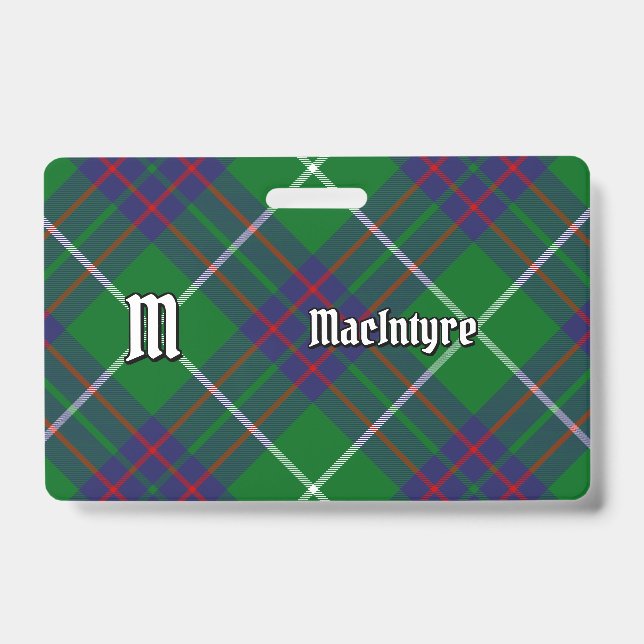 Badge de tartan de chasse du clan MacIntyre (Avant)