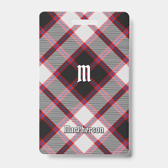 Badge de tartan de chasse du clan MacPherson (Avant)