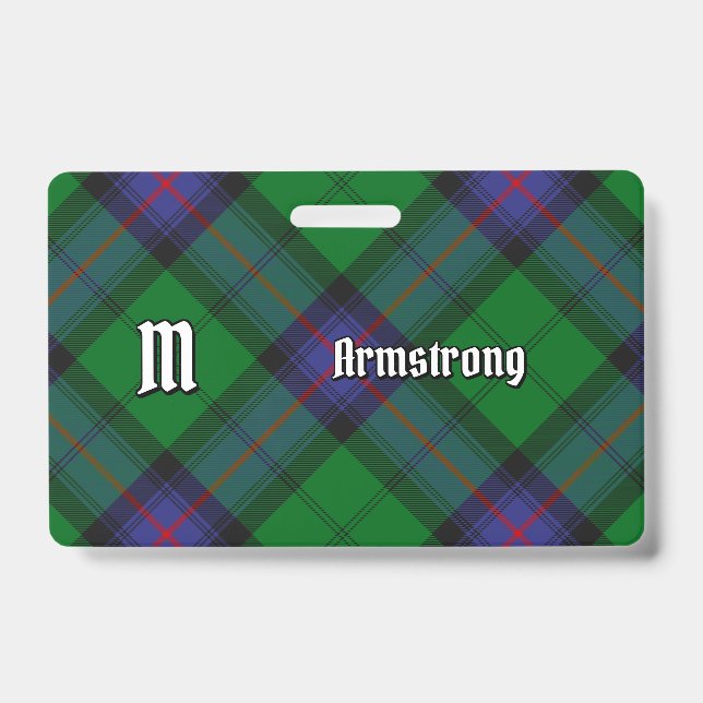 Badge de tartan du clan Armstrong (Avant)