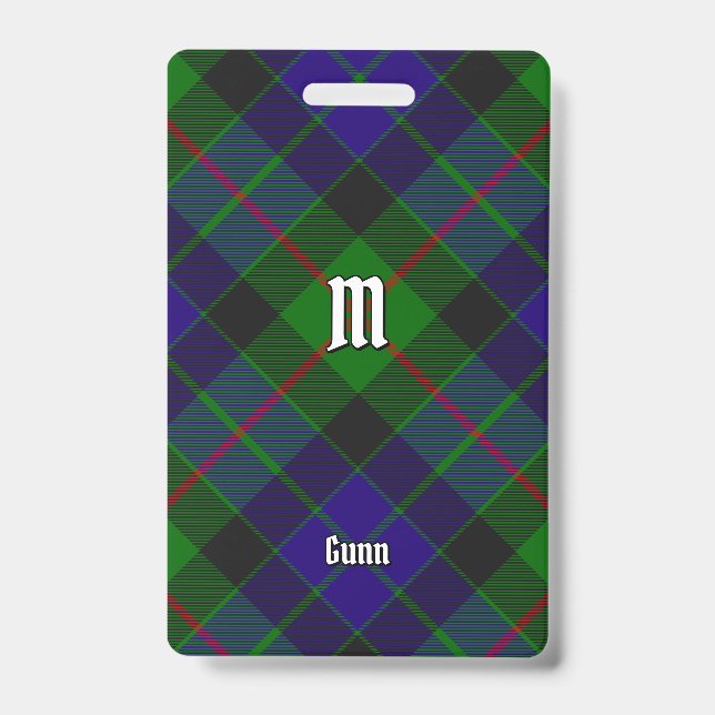 Badge de tartan du clan Gunn (Avant)