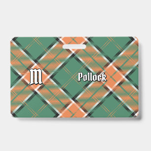 Badge de tartan du clan Pollock