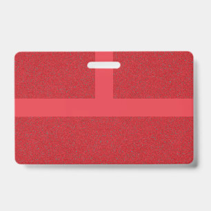 Badge de texture Croix-Rouge – Personnalisable