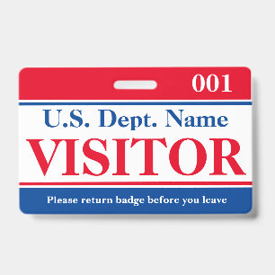 Badge de visiteur