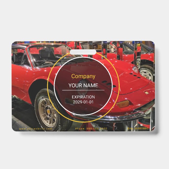 Badge de voiture de sport classique (Avant)