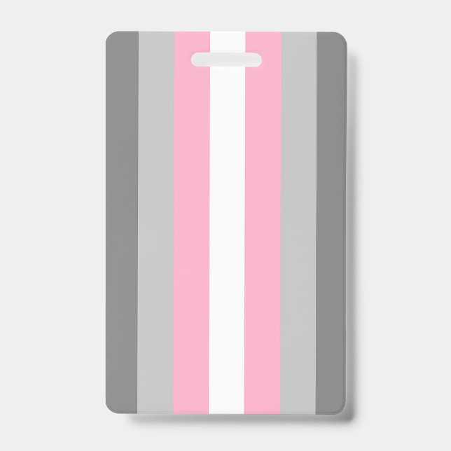 Badge DemiGirl Flag Ausweis (Avant)