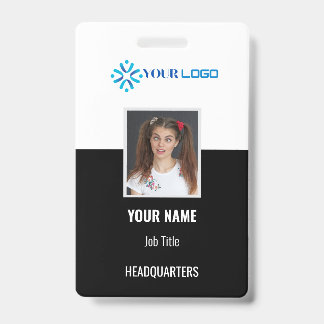 Badge d'employé d'entreprise personnalisé avec ID