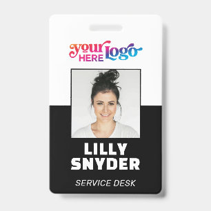 Badge d'entreprise personnalisé ID employé/événeme