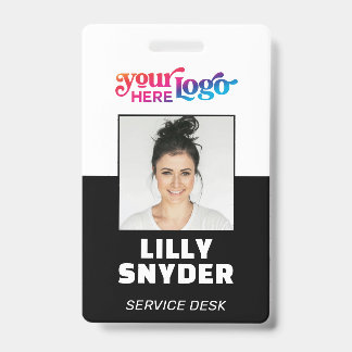 Badge d'entreprise personnalisé ID employé/événeme