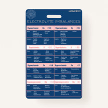 Déséquilibres électrolytiques Références rapides B