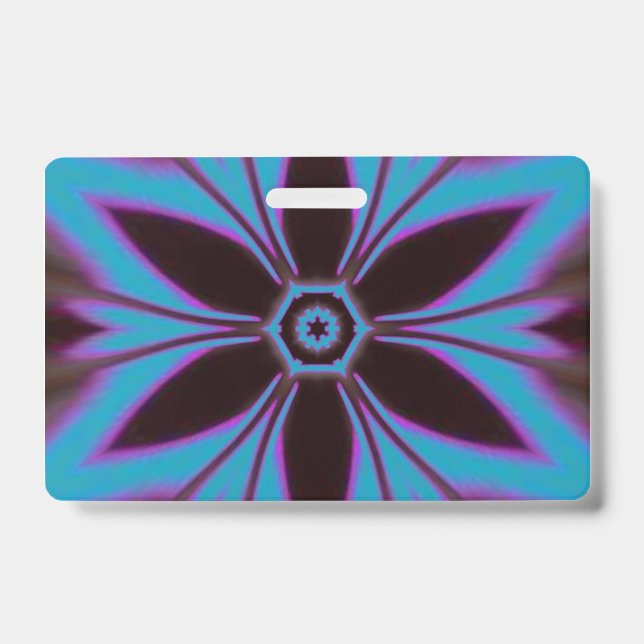 Badge design de mandala de fleurs (Avant)