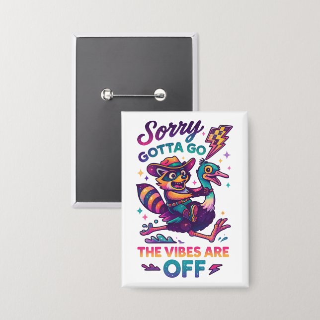 Badge Désolé, Allez... (Recto/Verso)